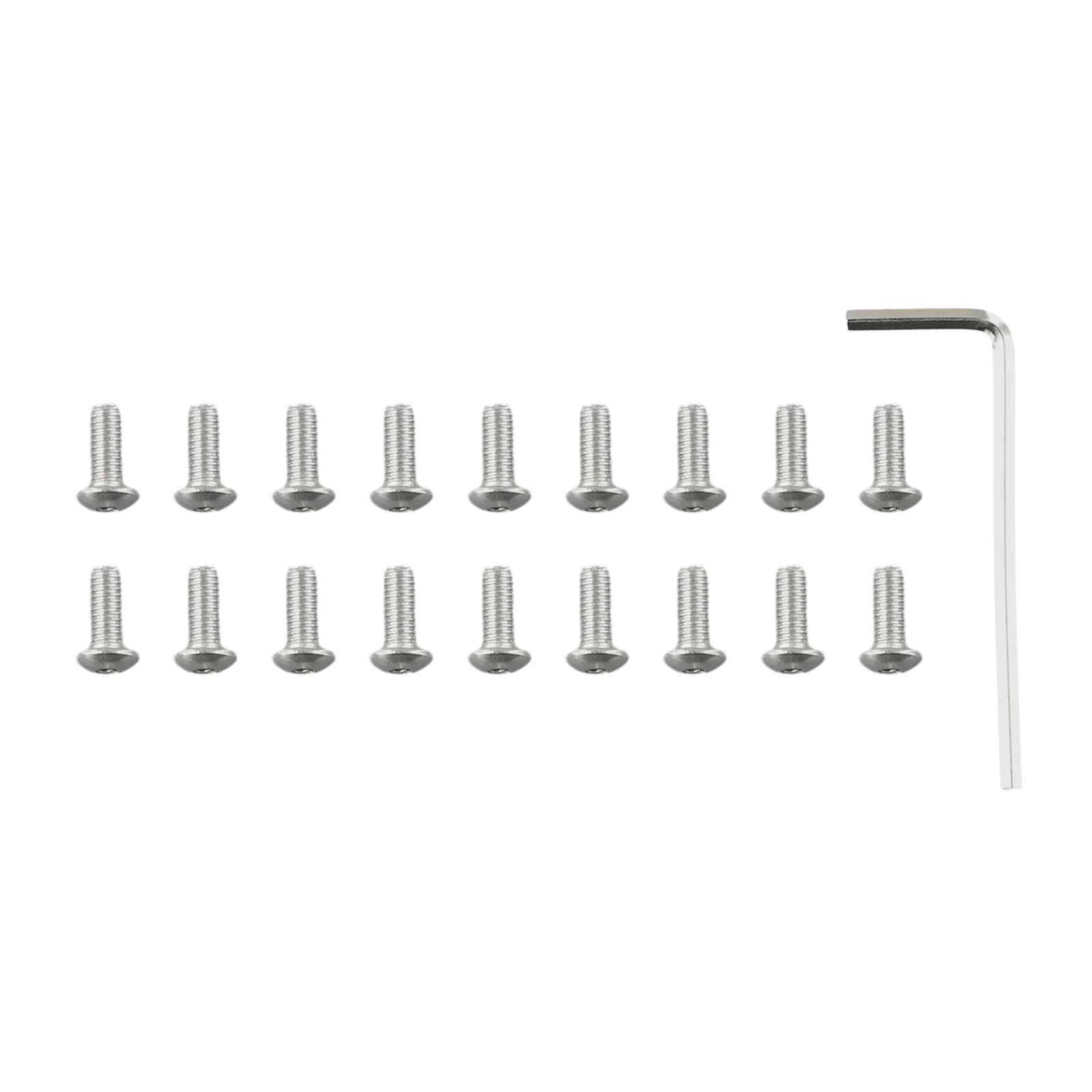 Stahlschrauben-Set mit 18 Stück für die untere Abdeckung des Elektrorollers, passend für NINEBOT Max G30, 10 x 4 mm, Ersatz-Hardware-Kit – Detail 8