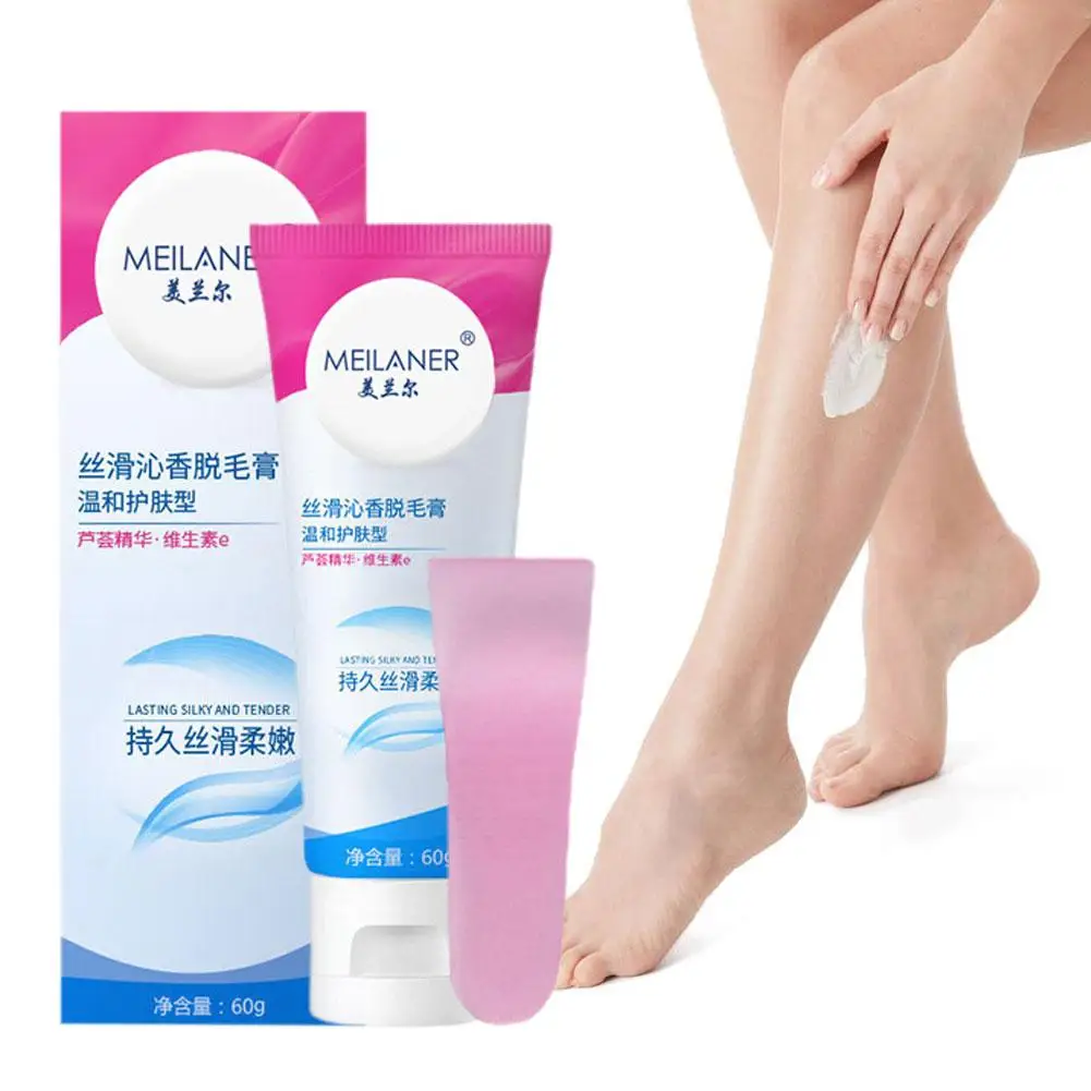 

Hair Removal Cream Painless Hair Remover For Armpit Legs And Arms Skin Care Body Care Depilatory Cream For Men Women 60g V5w8