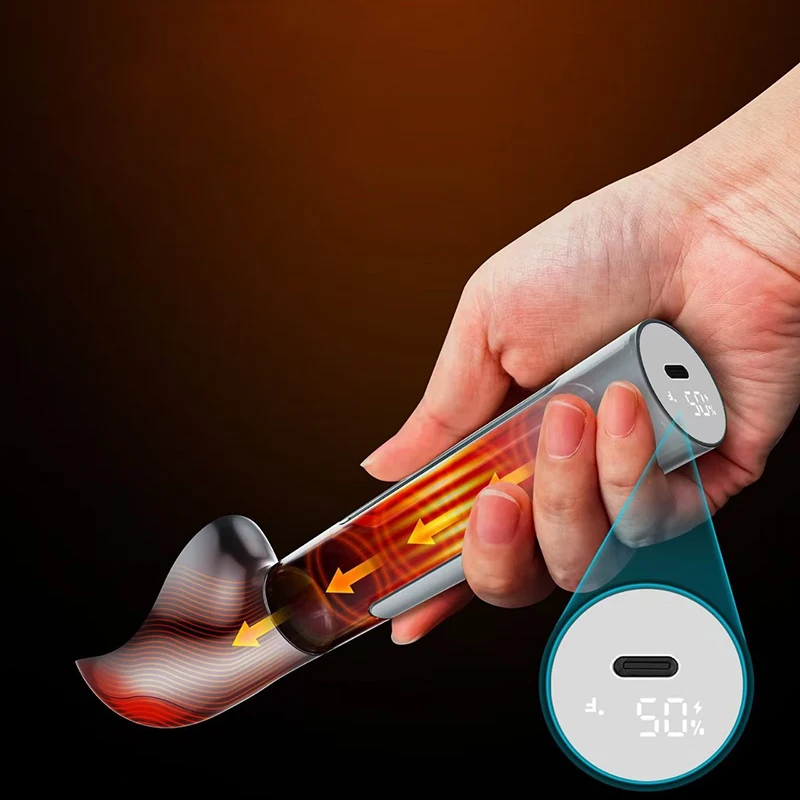 Rechargeable Electric Heating Scoop Stainless Steel Self Melting Ice Cream Spoon Ice Cream Ball Making Tool Kitchen Gadgets