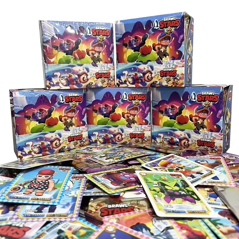 Brawl Playing Cards Spike Shelly Clot Leon Poco Stars For Children Gifts