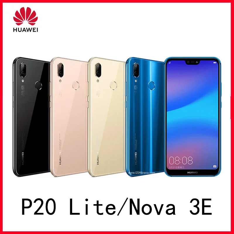 Смартфон Huawei P20 Lite Kirin 659 сканер отпечатков пальцев быстрая зарядка 18 Вт 1080x2280