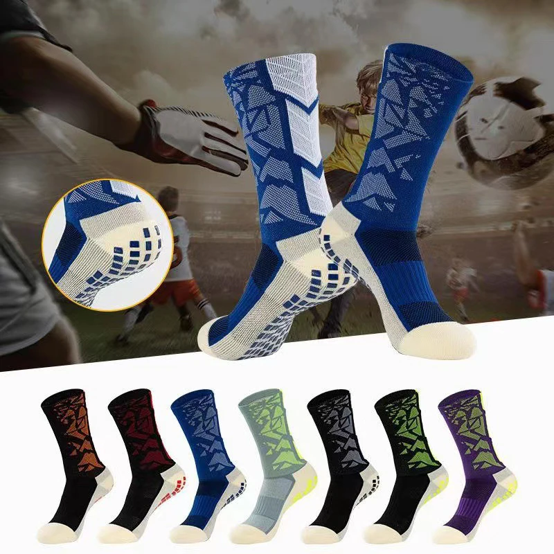 

Носки для футбола мужские профессиональные утепленные носки средней длины нескользящие носки для футбола с надписью «God»
