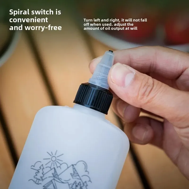 Portable Outdoor Oil Bottle - Leak-Proof Mini Condiment Dispenser for Camping, Home Storage for Oil, Vinegar, and Soy Sauce