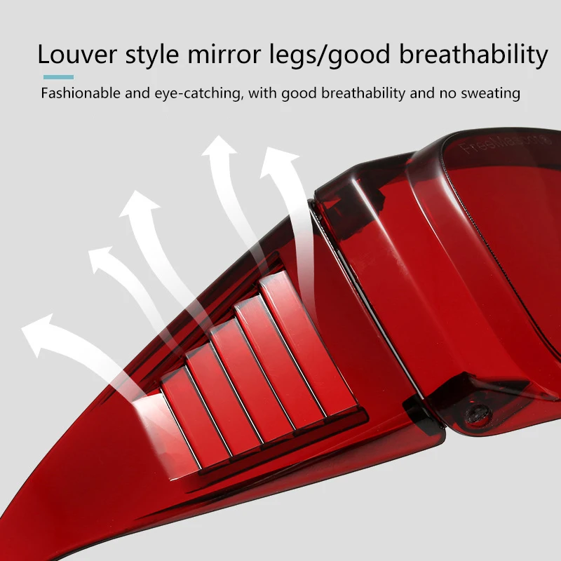 Eye Protection Goggles Eye Mask 1Pc Red Laser Protective Goggles Light Blocking Eye Mask Beauty Salon Eye Care Mask IPL Laser LED UV Lamp Treatment