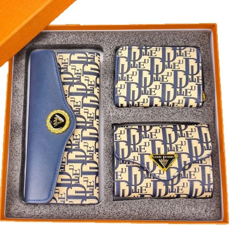 Nuovo! Set portafoglio da 3 pezzi: portacarte e portamonete da donna, elegante confezione regalo - immagine 5