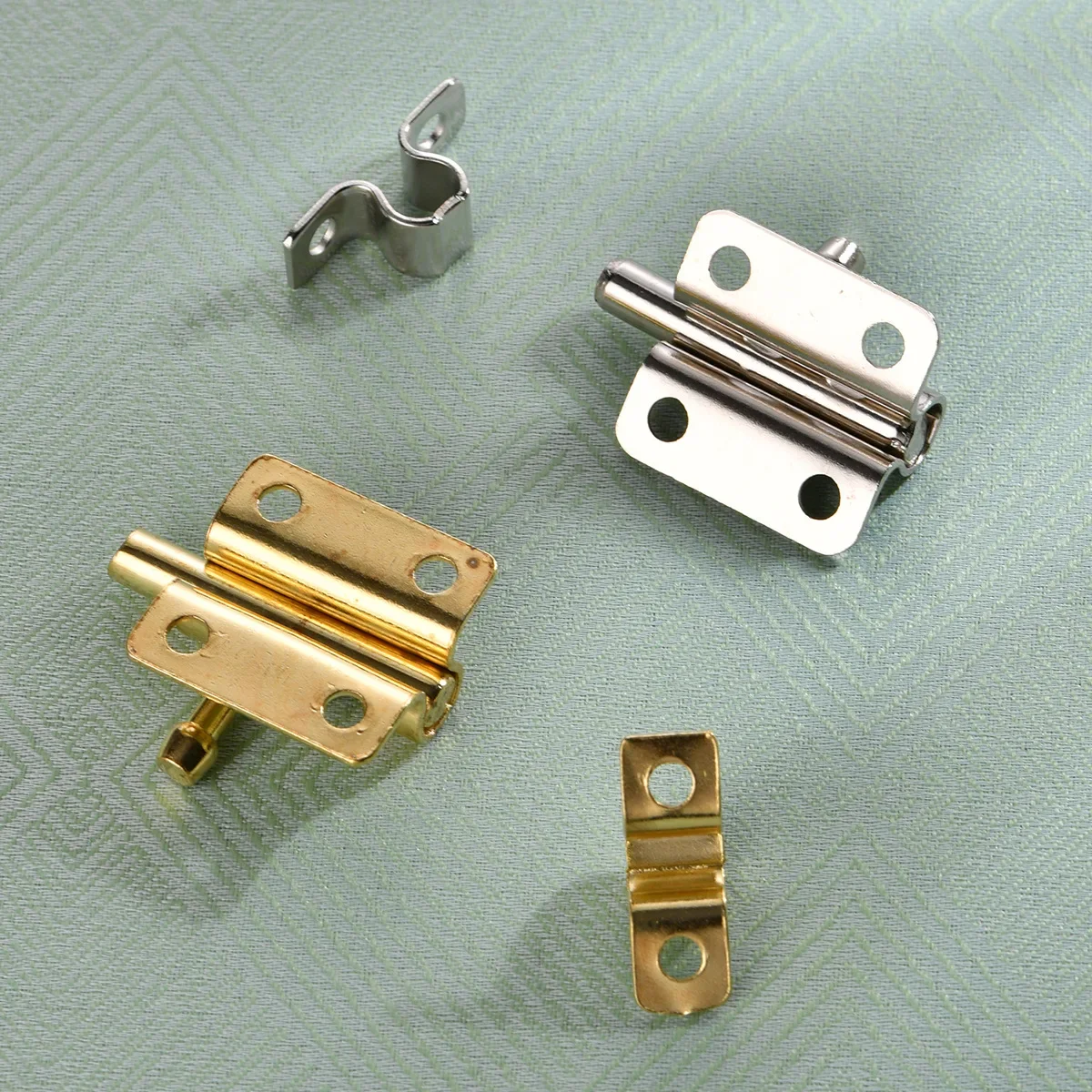 Door Security Slide Latch Lock with 6 Screws 1 Pack/2 Pack Keyless Entry Duty Iron Sliding Easy to Install Gate door latch,door bolt