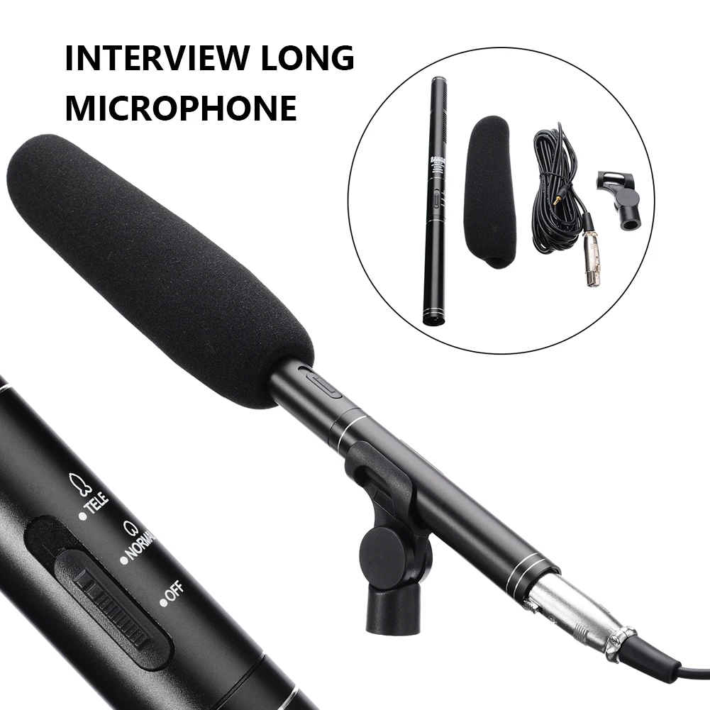 Professional Condenser Microphone for Interviews and Recording