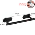 Towel rack black