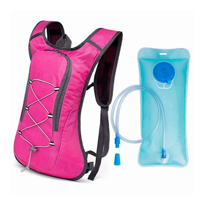 2L Water Bladder Waterproof Sports Backpack Men and Women Drinking Bag Outdoor Cycling Hiking Mountaineering Sports Shoulder Bag 2