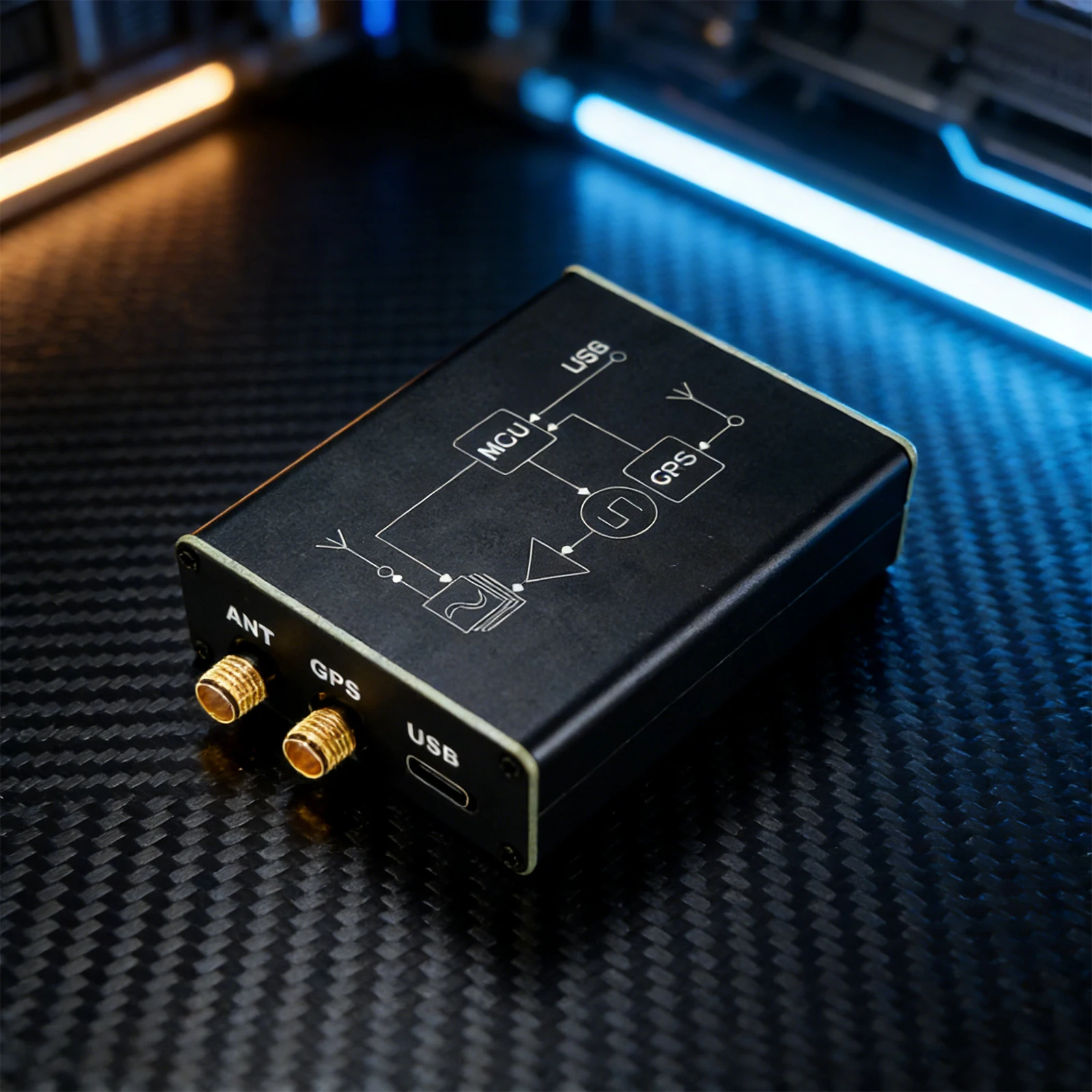 1-30MHz SI5351 WSPR Transmitter with TCXO GPS Auto QTH Positioning 23dBm Connector for Test Measurement Tool Accessory USB-5V