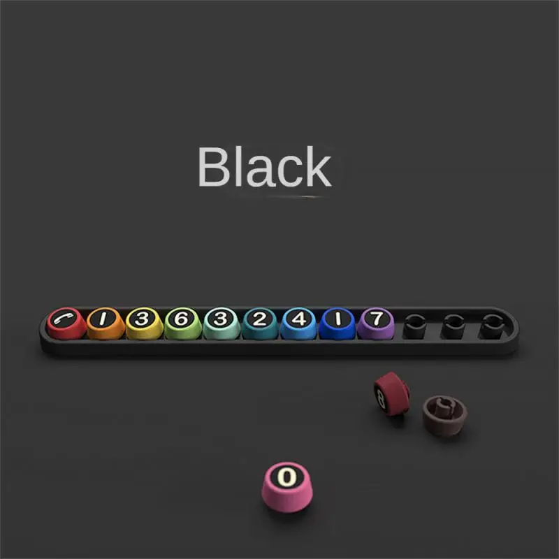 

Car Temporary Parking Number Plate Car Styling Telephone Number Card Car Sticker Fashion Creative Car Interior Accessories