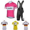 NEW Man Summer Cycling Jersey Sets MTB Pink Shirt Short Sleeve Bike Clothing Racing Bicycle Ropa Ciclismo Wea BIB Shorts Gel Pad 1