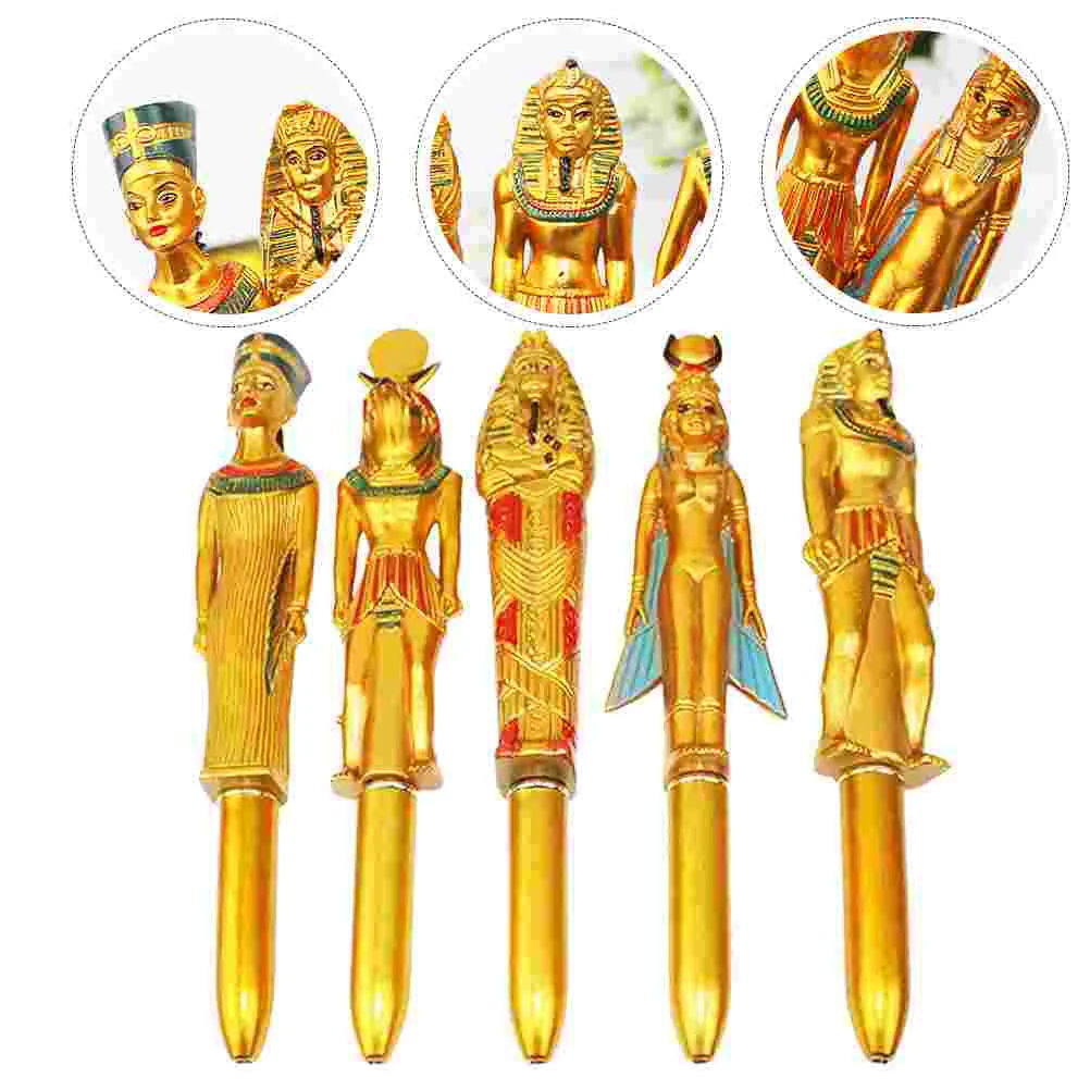 

Operitacx Novelty Ballpoint Pen Egyptian Pharaoh Gel Ink Creative Writing Pens Stationery Supplies School Office Children Gift