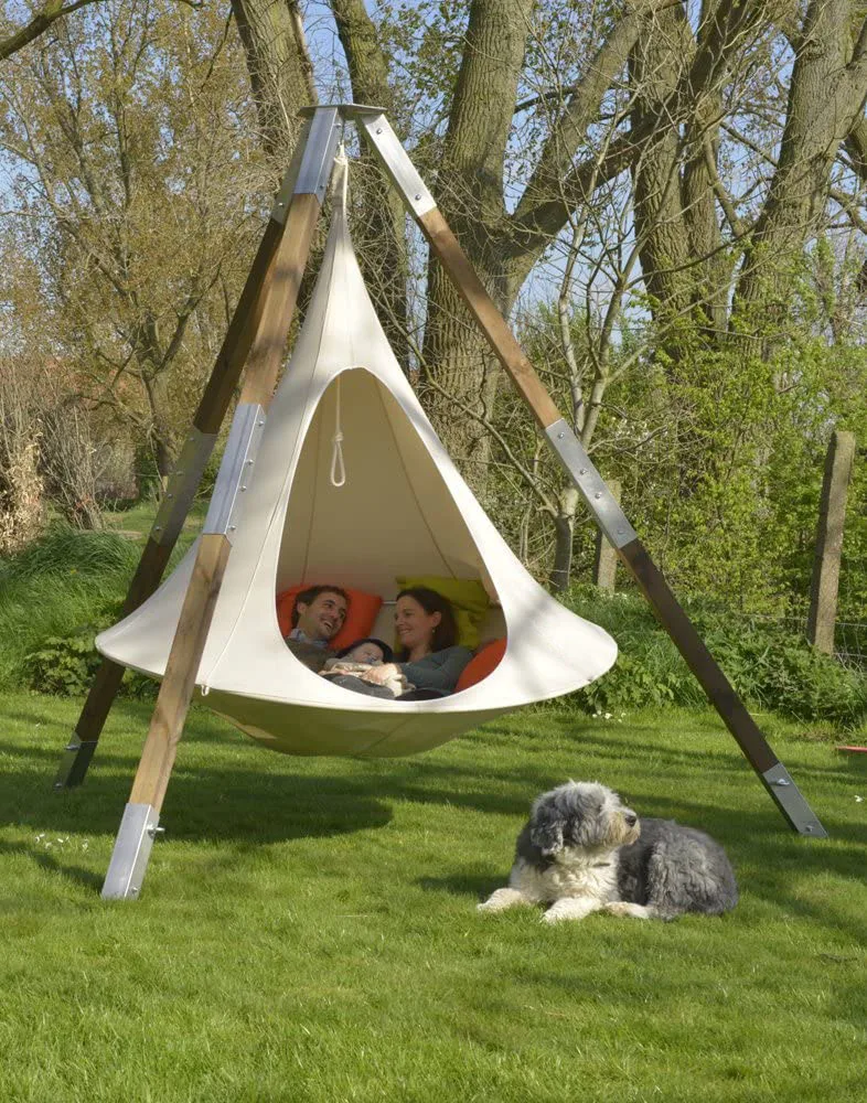 indoor hammock Double Cacoon Hanging Chair Weight Capacity 80KG Outdoor and Indoor Use Hanging Kit hanging tent