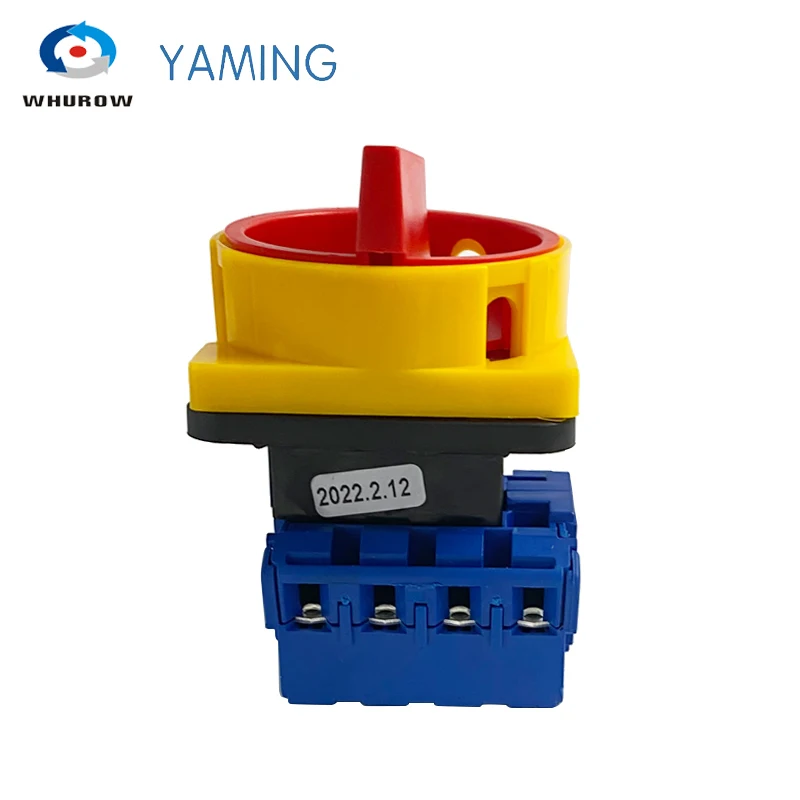 interruptor de eixo giratório com 2 polos, de 690v e 25a