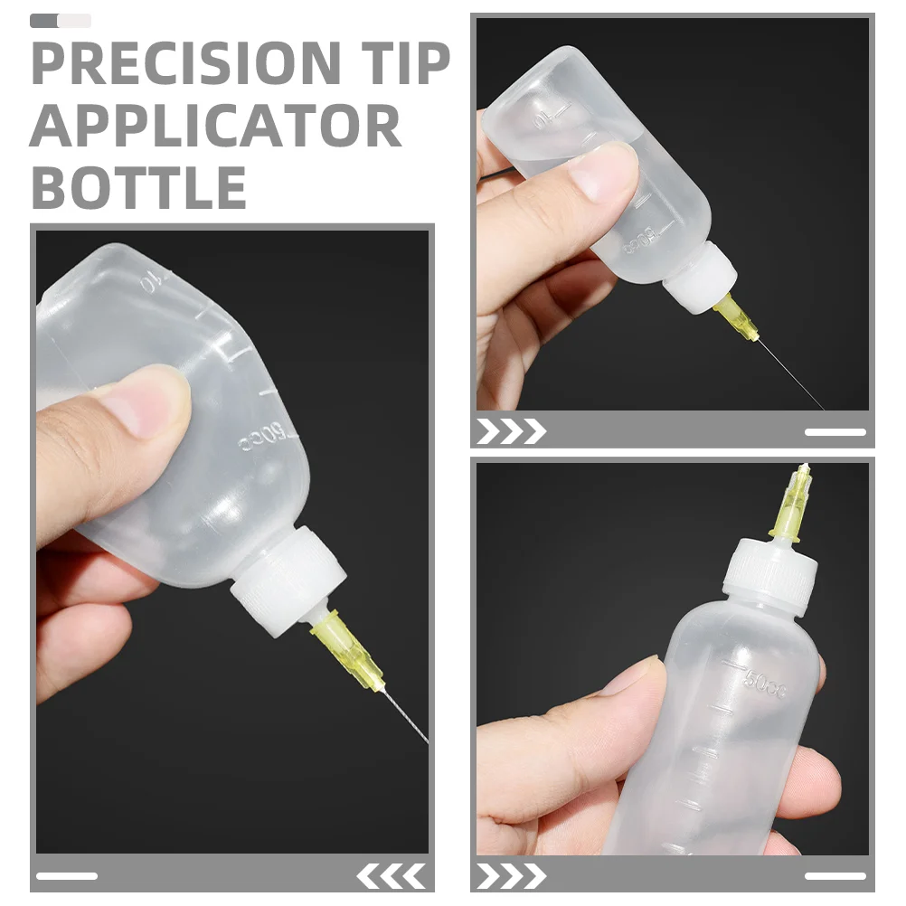 Wood Glue Bottle Dispensing Bottle Golf Club Paint Needle Top Bottles Hair Dye Applicator Glue Dispenser Washable Reusable Oil