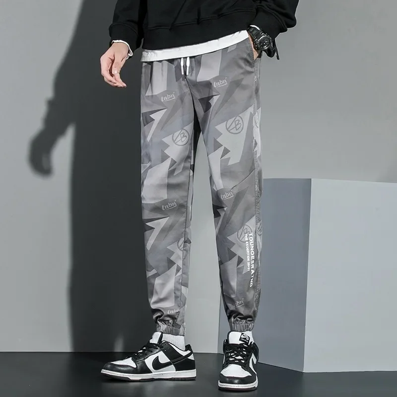 

Камуфляжный комбинезон мужские модные свободные леггинсы повседневные брюки мужские брюки