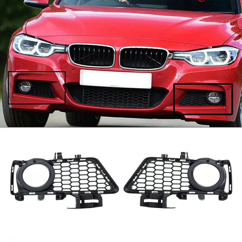 

Front Bumper Lower Fog Light Grille For -BMW 3 Series F30 F31 LCI M-Sport 2011+