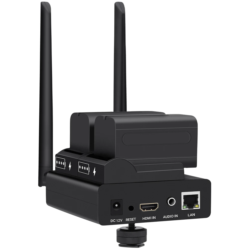 H.264 HDMI To IP Video Encoder Live Streaming Broadcast Encoder Dual Battery Supported