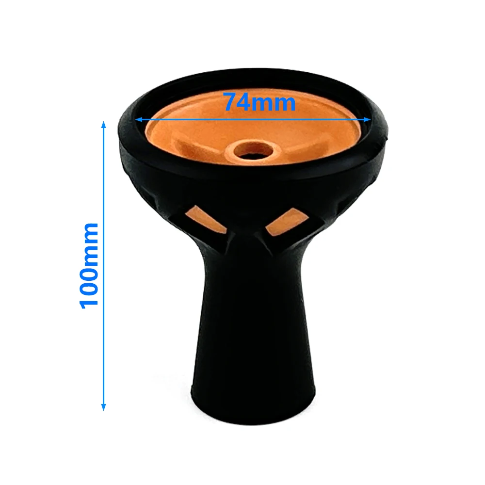 LOMINT New Updated Version Hookah Bowl With Heat-resistant Clay Ceramic Accessories Chicha Shisha Tobacco Holder Head LM-B157 5
