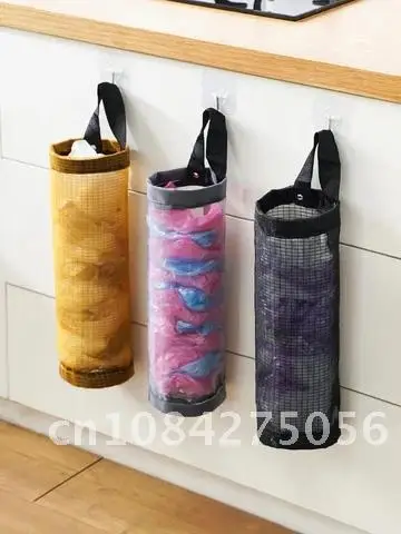 

Organizing bags for hanging kitchen washable fruits and vegetables, hand carrying ginger and onion breathable bag