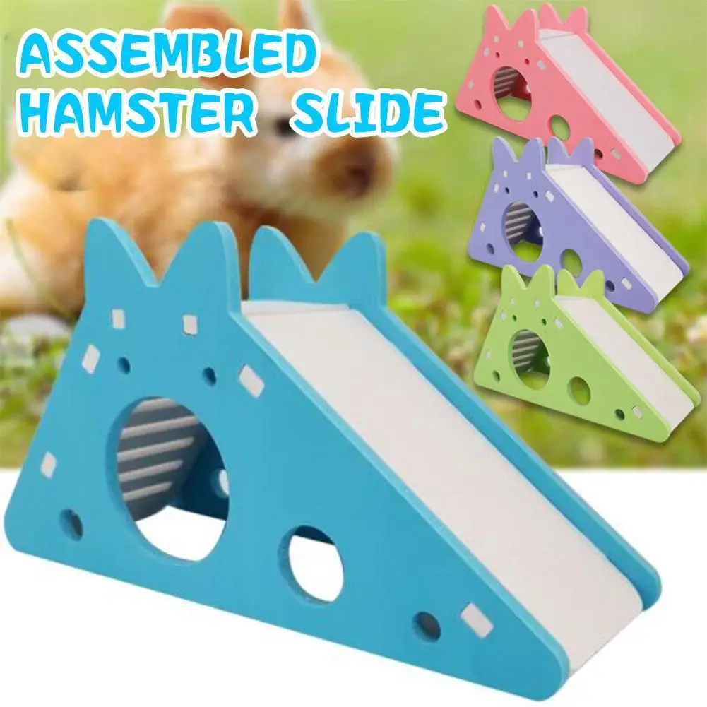 Pet Exercise Toy Pet Toys Hamster Climbing Toy Hamster Toy Hamster Slide Toy Pet Hamster House Villa Cage Ladder Exercise Toy For Mouse Rat Guinea Pig Assembled Acces G8v1