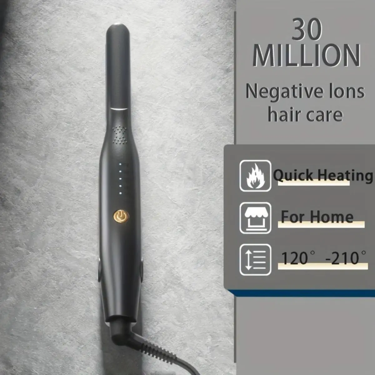 2 In 1 Hair Straightener Curling Iron Mini Pencil Flat Iron for Short Hair Beard StraighteneHome Hair Curlr Ceramic Hair Curlers 3