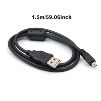 USB to Mini 8pin Digital Camera Cable for Nikon Olympus Sony Casio Sanyo Fuji Panasonic Mobile Phone Core 8Pin USB Data Cable 6