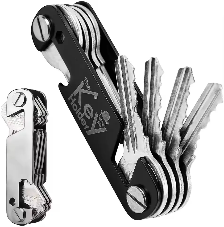 Men's Stainless Steel Minimalist Key Organizer and Smart Holder