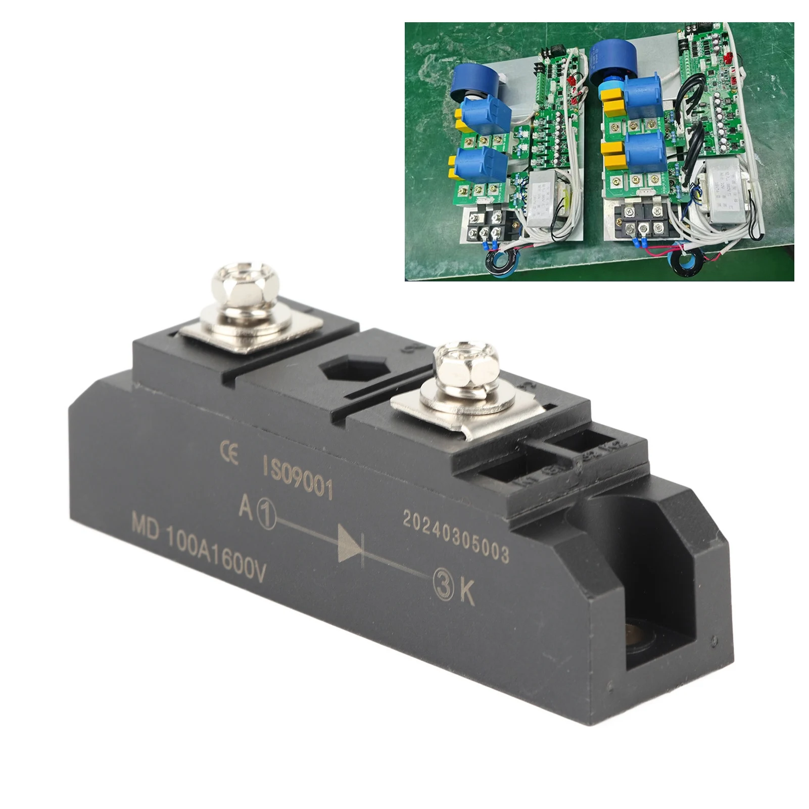 MD100A 1600V anti reverse diode anti cross charging reverse bridge rectifier diode rectifier power module