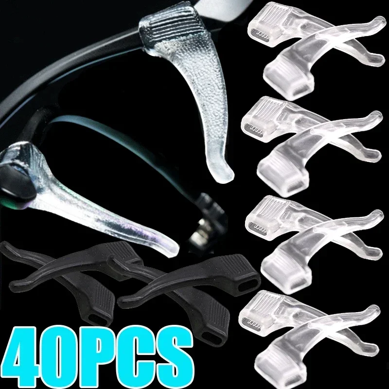 

Silicone Anti-slip Ear Hook Glasses Leg Ears Sleeve Bracket Fastener Clear Eyeglasses Accessories Grip Anti-fall Eyewear Holder