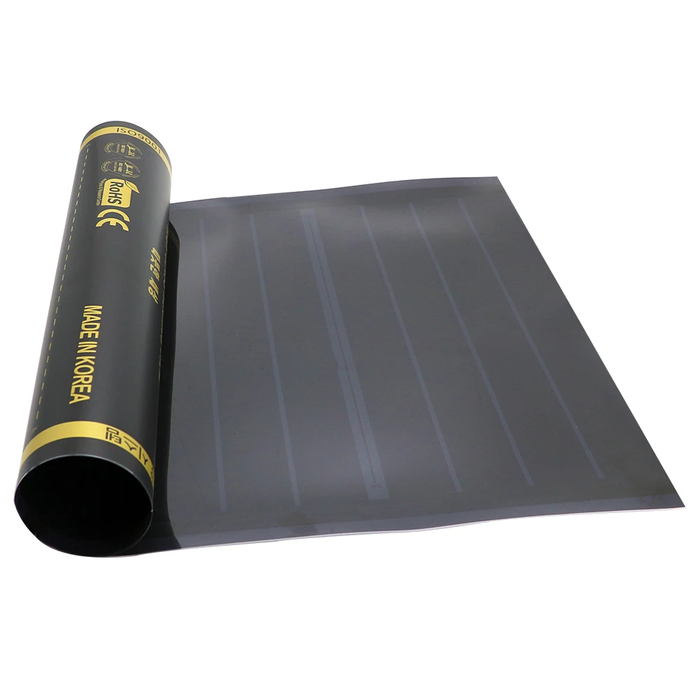 MINCO HEAT 0.5 4m2 AC220V 240w/m2 적외선 Graphene PTC 가열 필름 Anti-overheat 전기 따뜻한 바닥 매트 Made in Korea