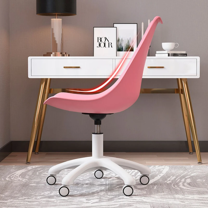Cheap Fancy Modern Office Chair Design Rotating Waterproof Comfy Ergonomic Office Chair Salon Nordic Modern Sillas Furniture for iphone 11 pro 5 8 inch sliding card holder anti scratch cover rotating ring kickstand micron lens film design tpu pc phone shell white pink