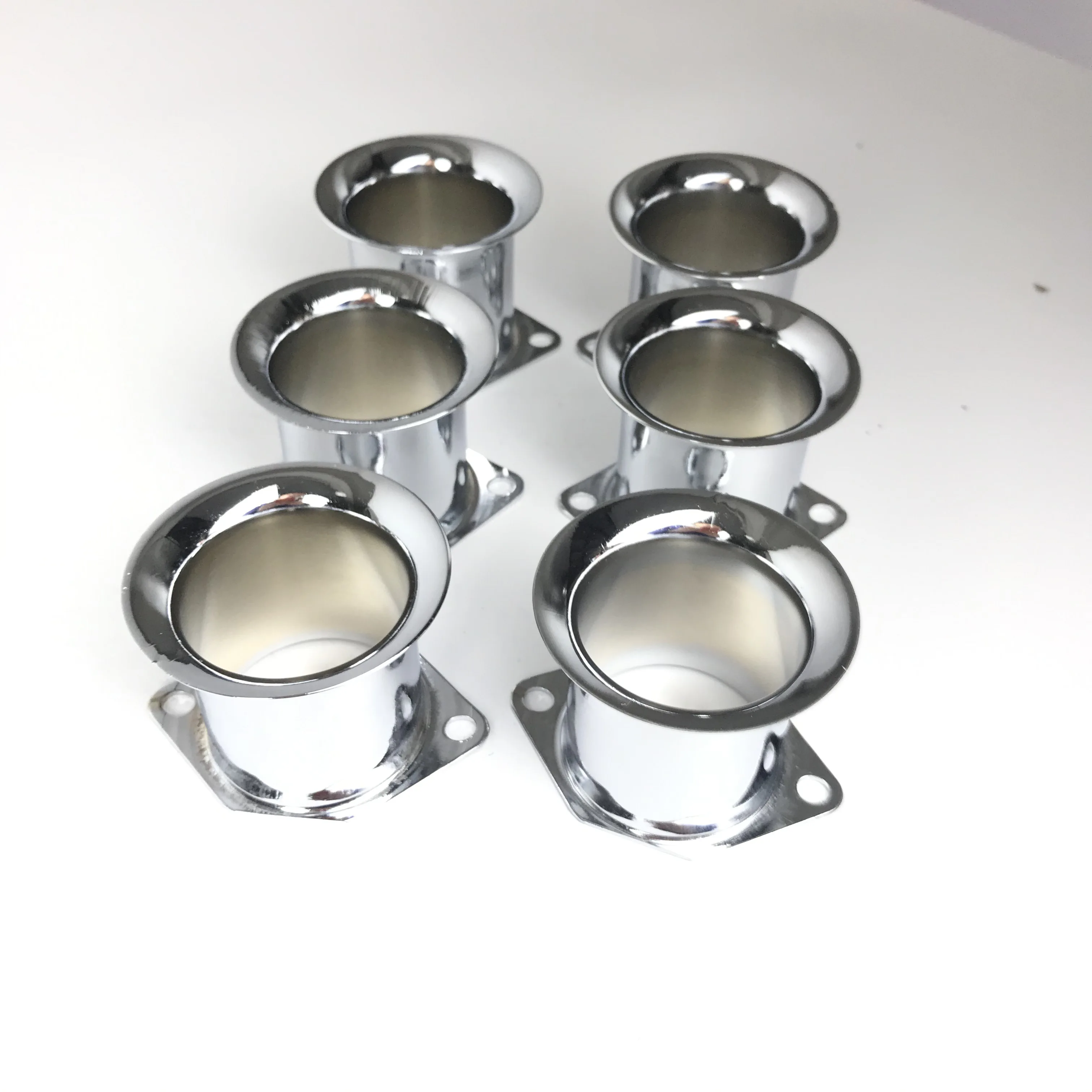 SherryBerg Carburetor horns 6 X New Air Horn Velocity Stacks Pipe Trumpet Slides For Weber 45dcoe 45mm 44IDF Carburetor Carb
