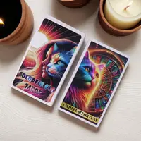 Colorful Cat Tarot English Paper Tarot 78 Sheets Tarot Deck Cat Theme Paper Cards Interaction Tarot Deck Game Divination Card 1