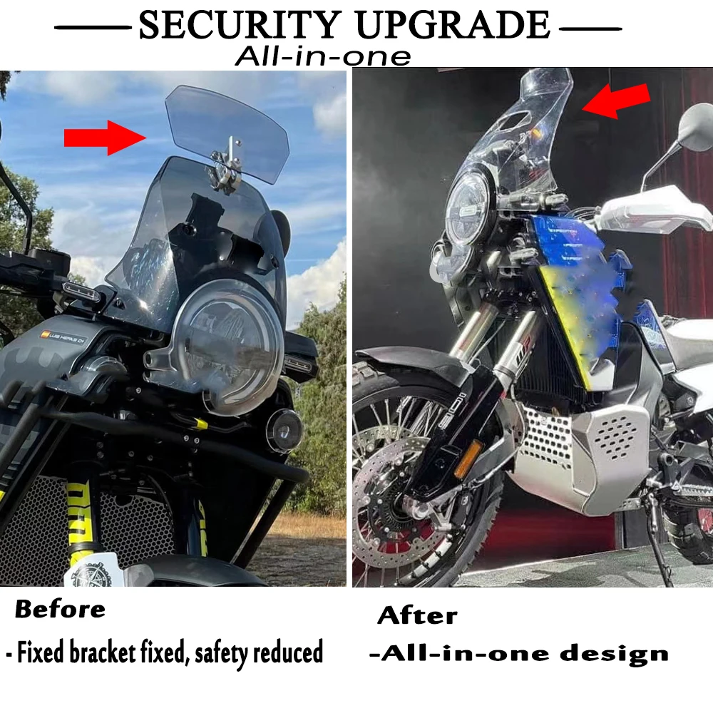 Motorcycle Windshield Covers Screen Windscreen Spoiler Motorbikes