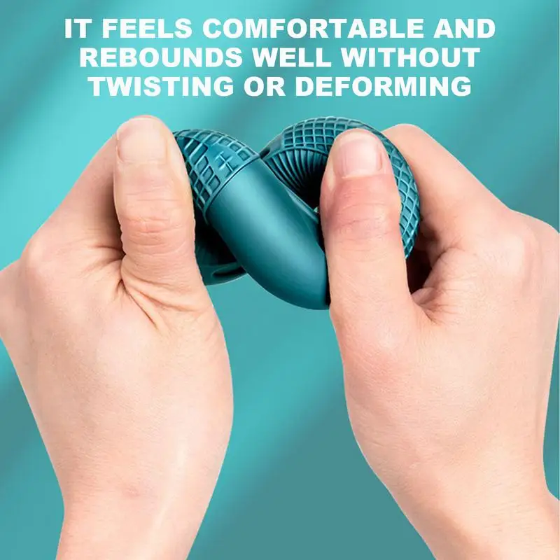 Silicone Hand Grip Strengthener 20-80LB Gripping Ring Finger Trainer Carpal Expander Muscle Finger Stretcher Relieve Wrist Pain
