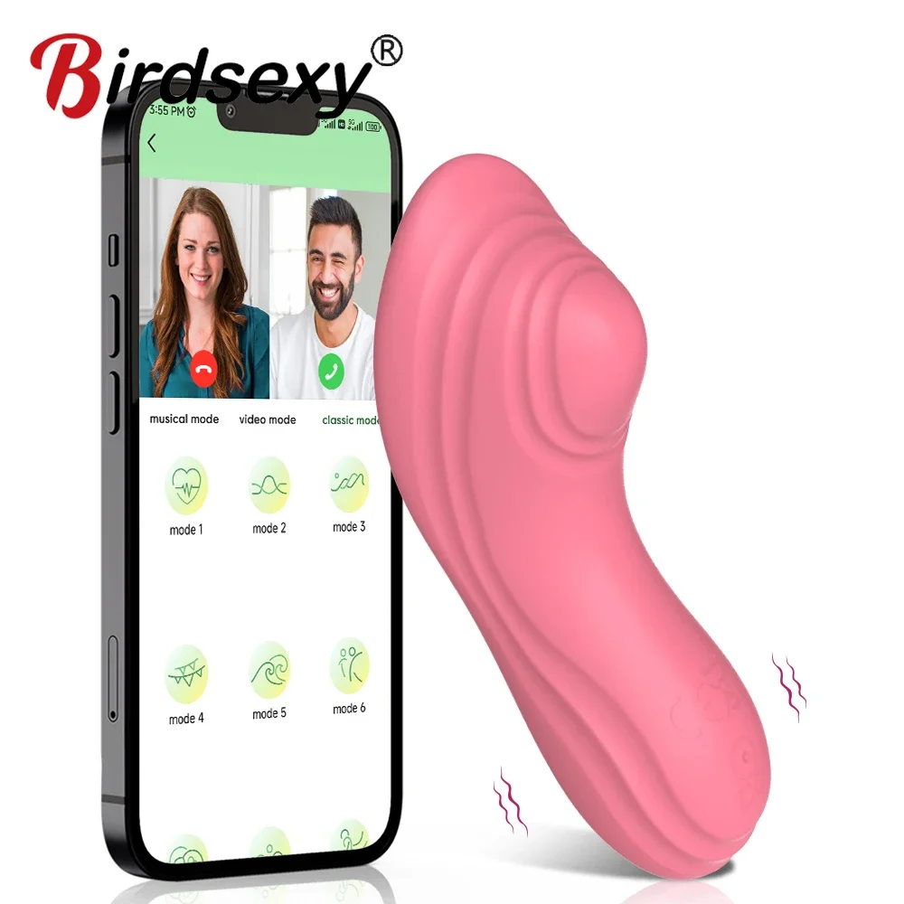Wireless Bluetooth G Spot Dildo Vibrator for Women APP Remote Control Wear Vibrating Egg Clit Female Panties Sex Toys