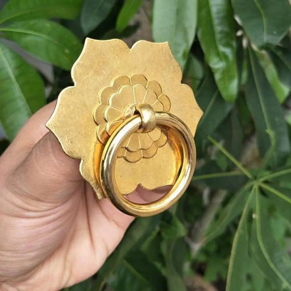 Description Picture 2 of itemDresser Bronze Brass Hardware Cabinet Drop Ring Kitchen Furniture Decor Cupboard Handle Drawer Knobs Door Pulls