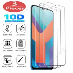 Premium Tempered Glass Screen Protector Film - 3 Pack for Tempered glass (For Vivo T1 4G)