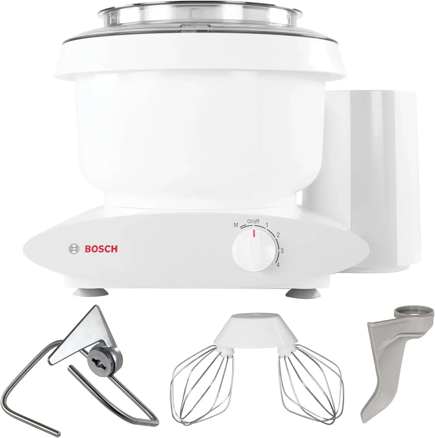 Universal Plus Stand Mixer 500 Watt, 6.5 Quarts with Wire Whips, Dough Hook & NutriMill Dough Hook Extender Bundle