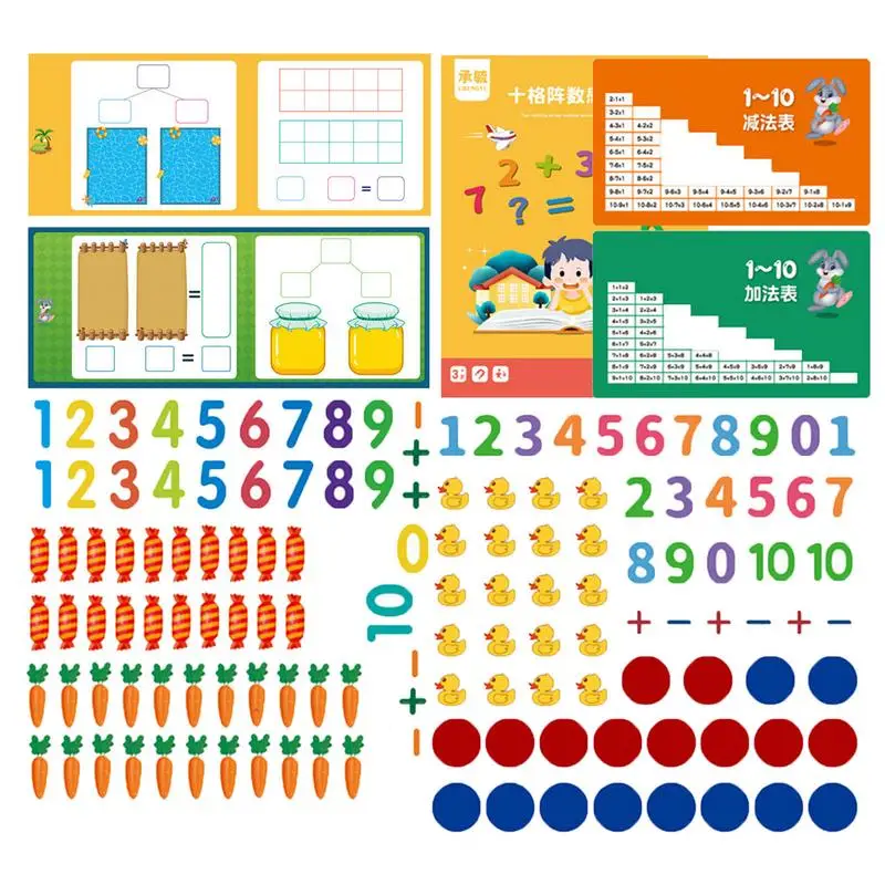 

Magnetic Ten Frame Set Wooden Ten Frame Math Toys Math Manipulatives Number Montessori Activity Toy For Elementary Kindergarten
