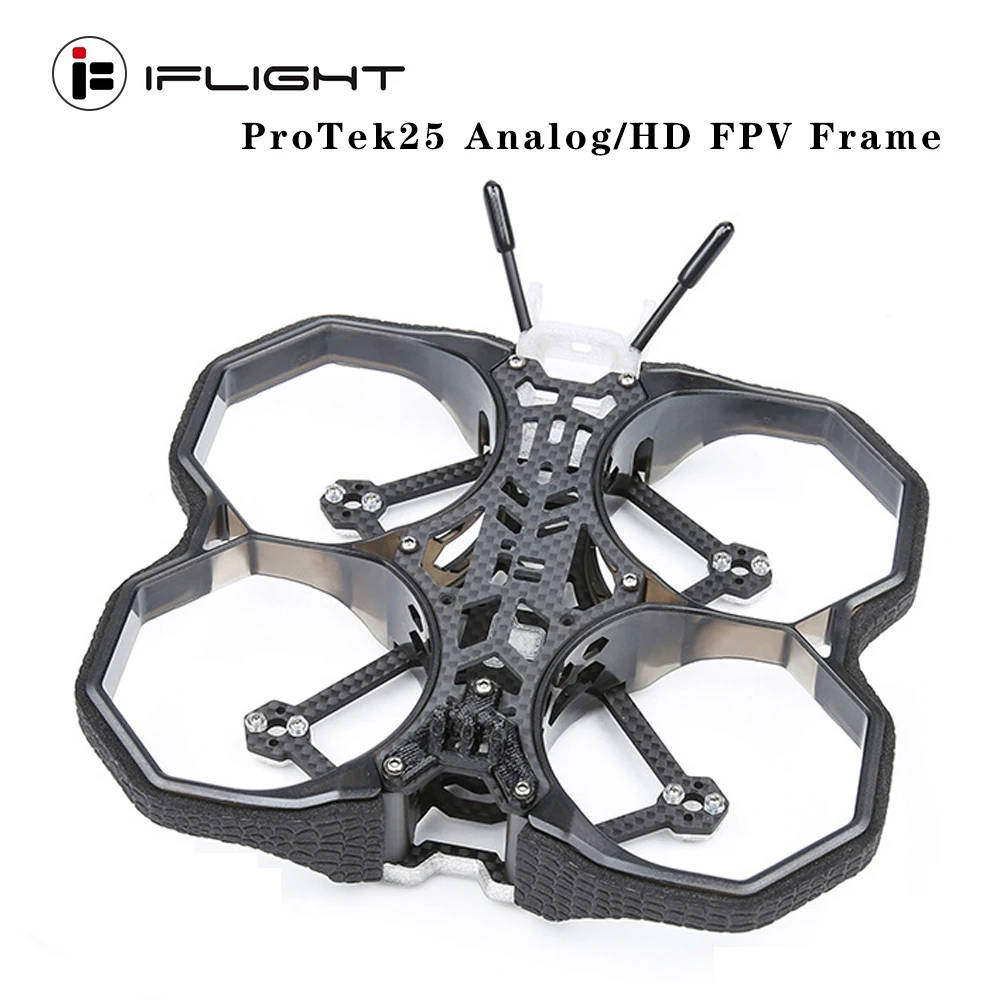 

IFlight ProTek25 Analog/HD 2.5inch 114mm CineWhoop FPV Frame 1404 5500KV Motor SucceX-D Whoop AIO Flight Control for FPV Drone