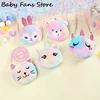 Cartoon Plush Shoulder Bag Unicorn Cat Bear Rabbit Coin Purse Winter Round Crossbody Bag Wallet Big Eyes Cute Handbags Children 1