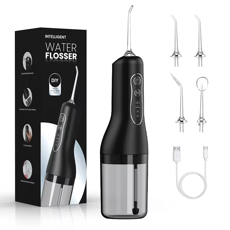 Dental Water Flosser Oral Irrigator Portable USB Rechargeable Water Jet Floss Tooth