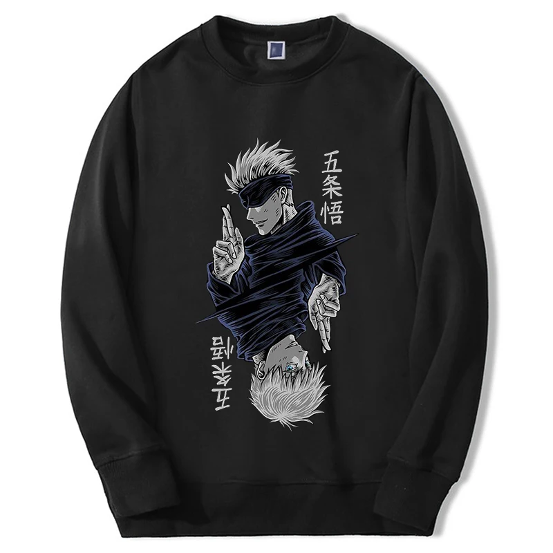 

Jujutsu Kaisen Hot Anime Sweatshirts Men Women Gojo Satoru Manga Graphic Hoodie Round Neck Fashion Casual Unisex Cool Pullover