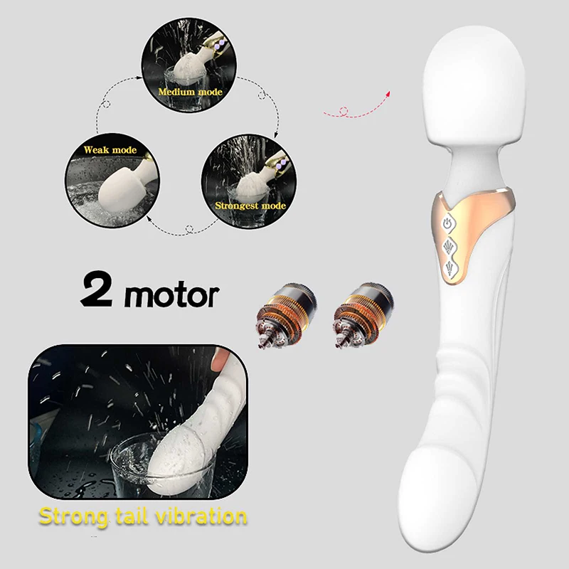 Female Sex Toys Powerful AV Vibrator Dildos Magic Wand Women 10 Modes Clitoris Stimulator G Spot Vagina Massager