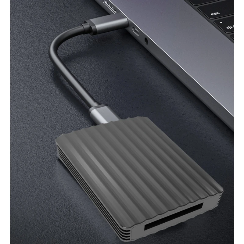 CFexpress TypBe 카드 리더기, USB3.1 Gen2(10Gbps) 카드 리더기 알루미늄 Dropship