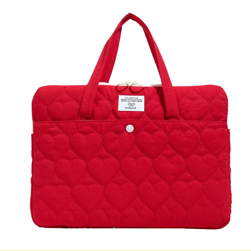 Laptop Cover Handle Style Laptop Sleeve Portable Computer Handbag Simple Lightweight Laptop Bags Portable protection case - 6