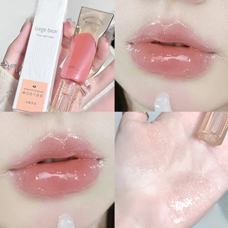 

Waterproof Long Lasting Mirror Lip Gloss 6 Color Shiny Pearl Liquid Lipstick Moisturizing Transparent Natural Lip Glaze Cosmetic